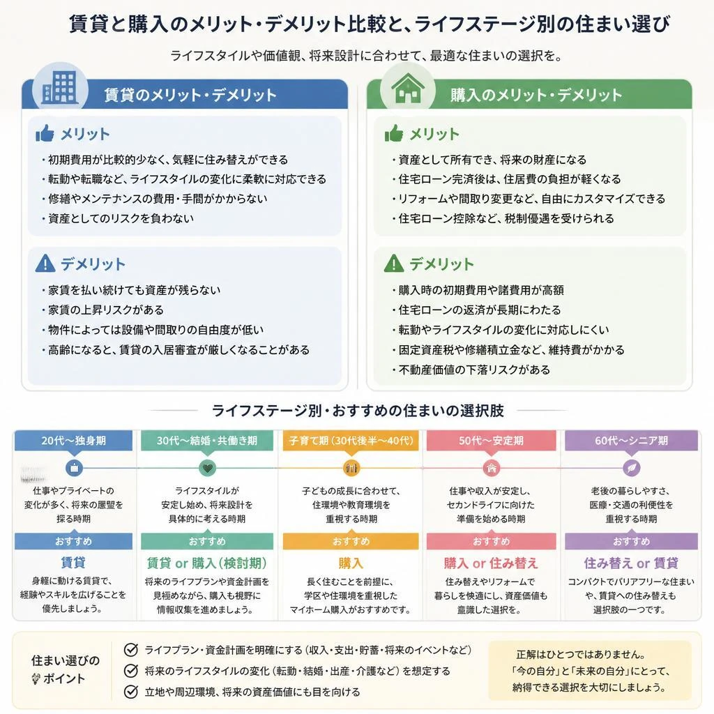 5. 賃貸とうまく比較するために