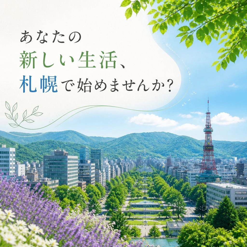 あなたの新しい生活、札幌で始めませんか？