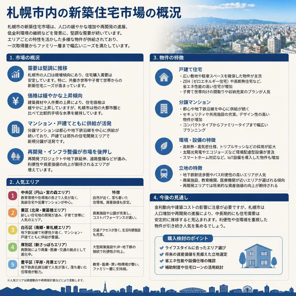 4. 札幌市の新築住宅について知っておくべきこと