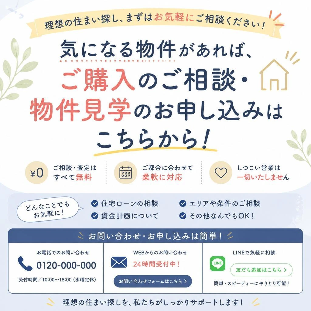 7. お問い合わせで新しい生活の第一歩を！