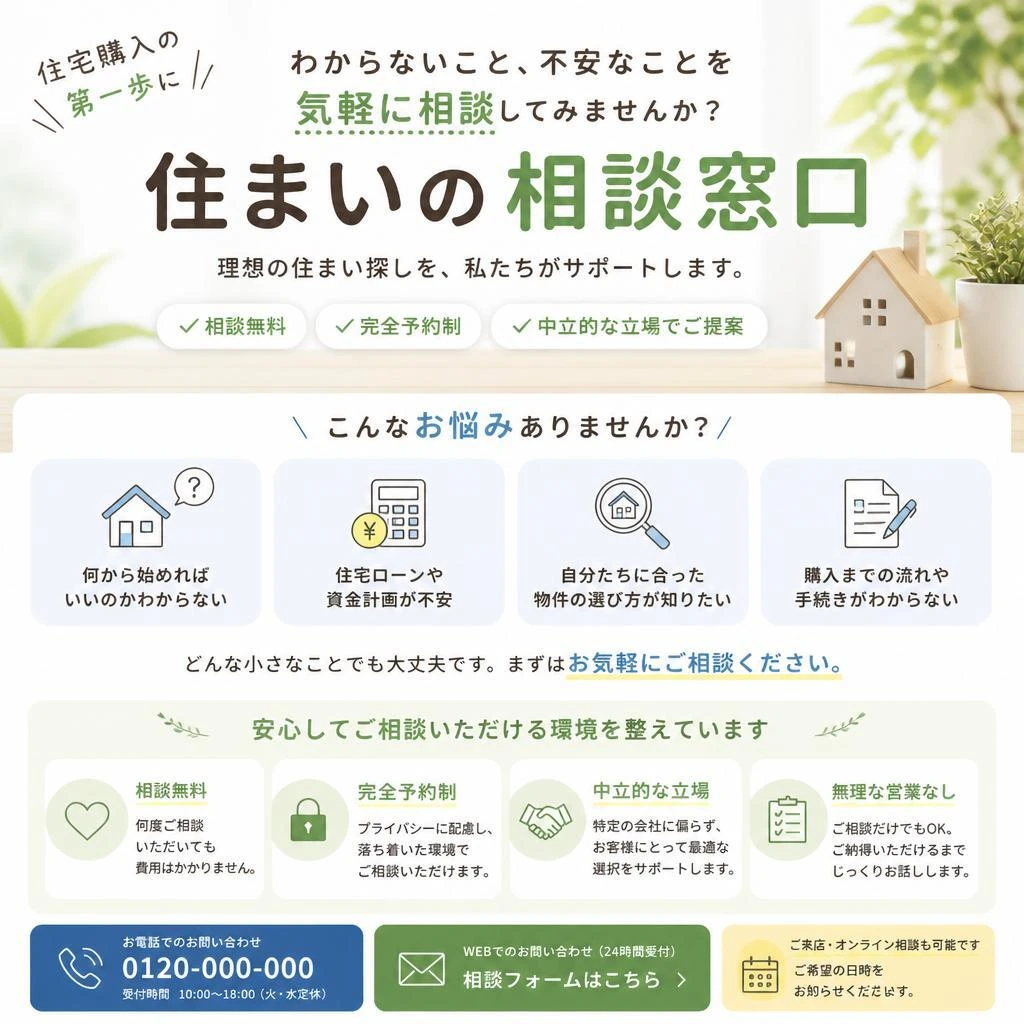 まずは相談してみませんか？