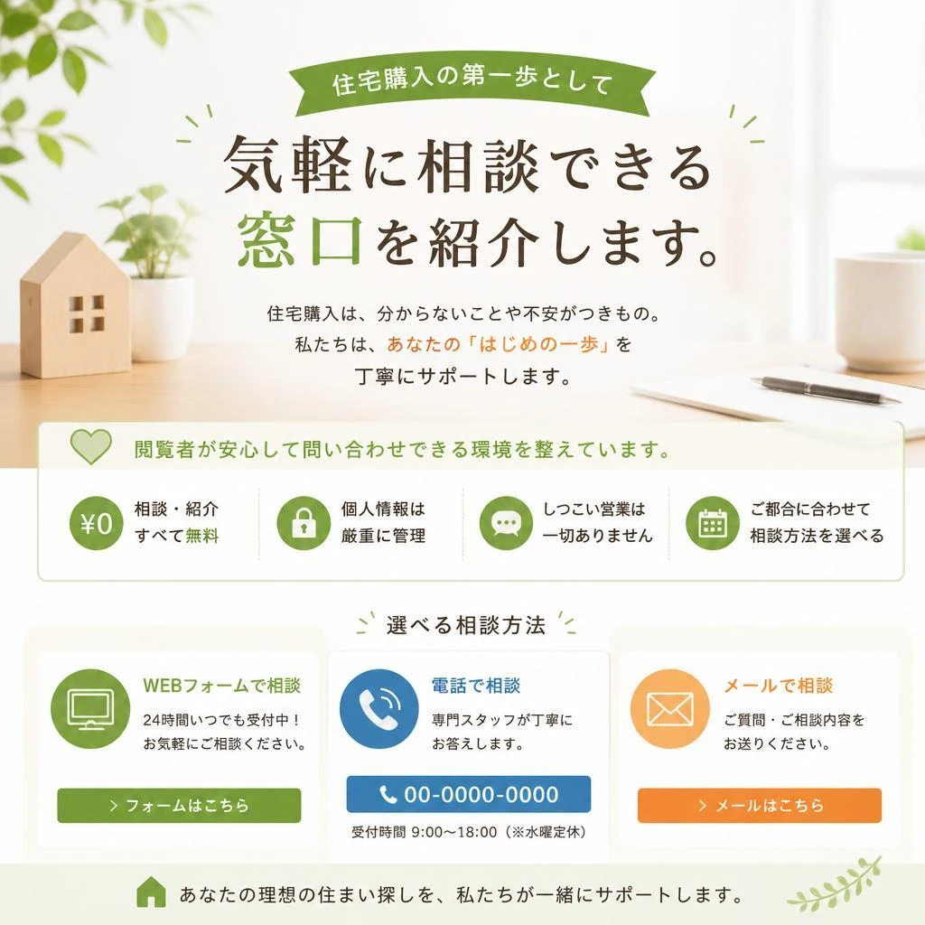 まずは相談してみませんか？