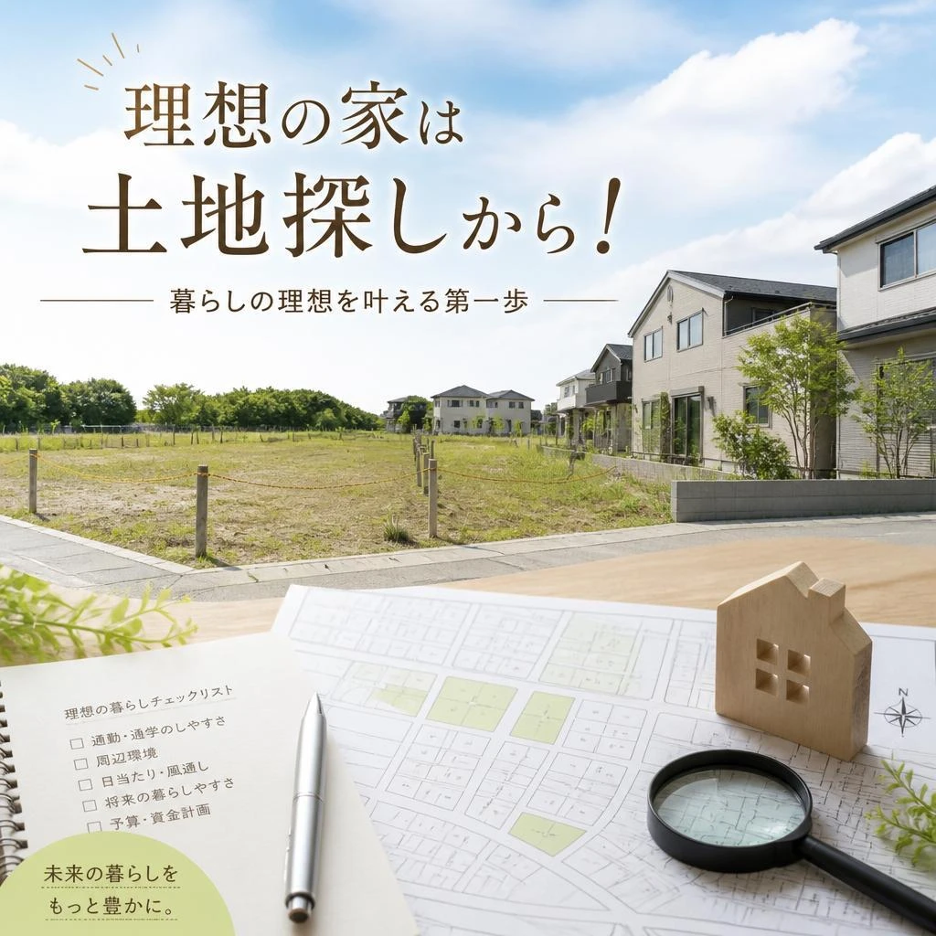理想の家は土地探しから！