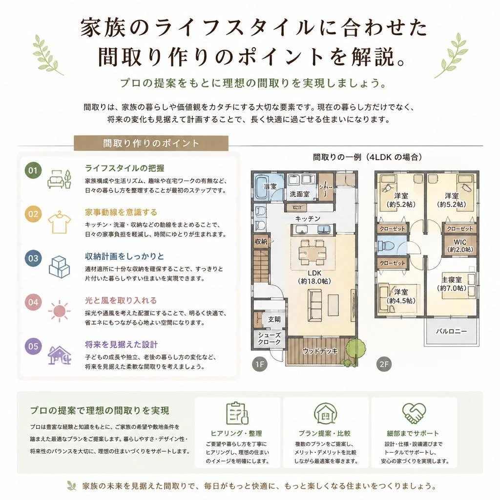 理想の間取りの見つけ方