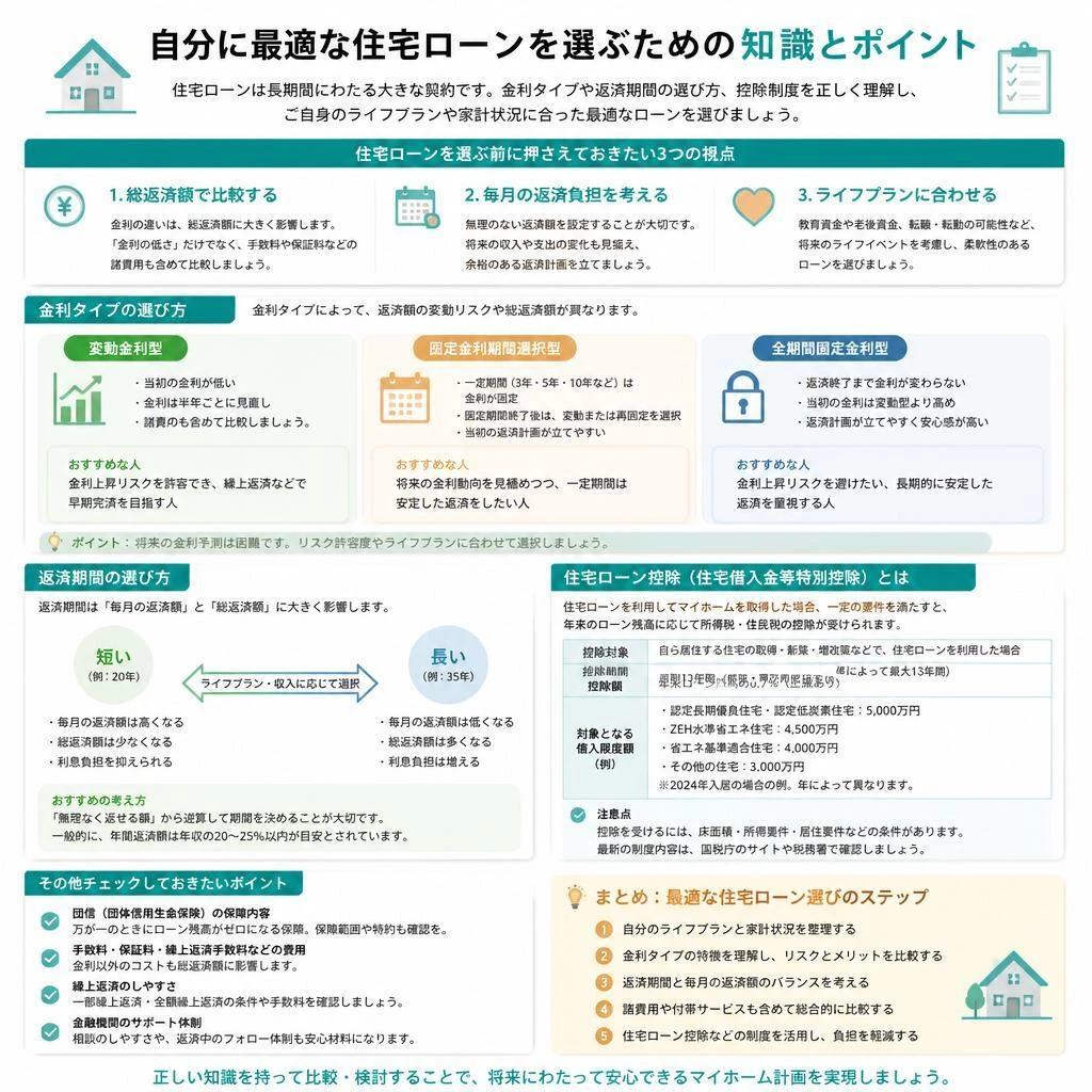 住宅ローンの選び方