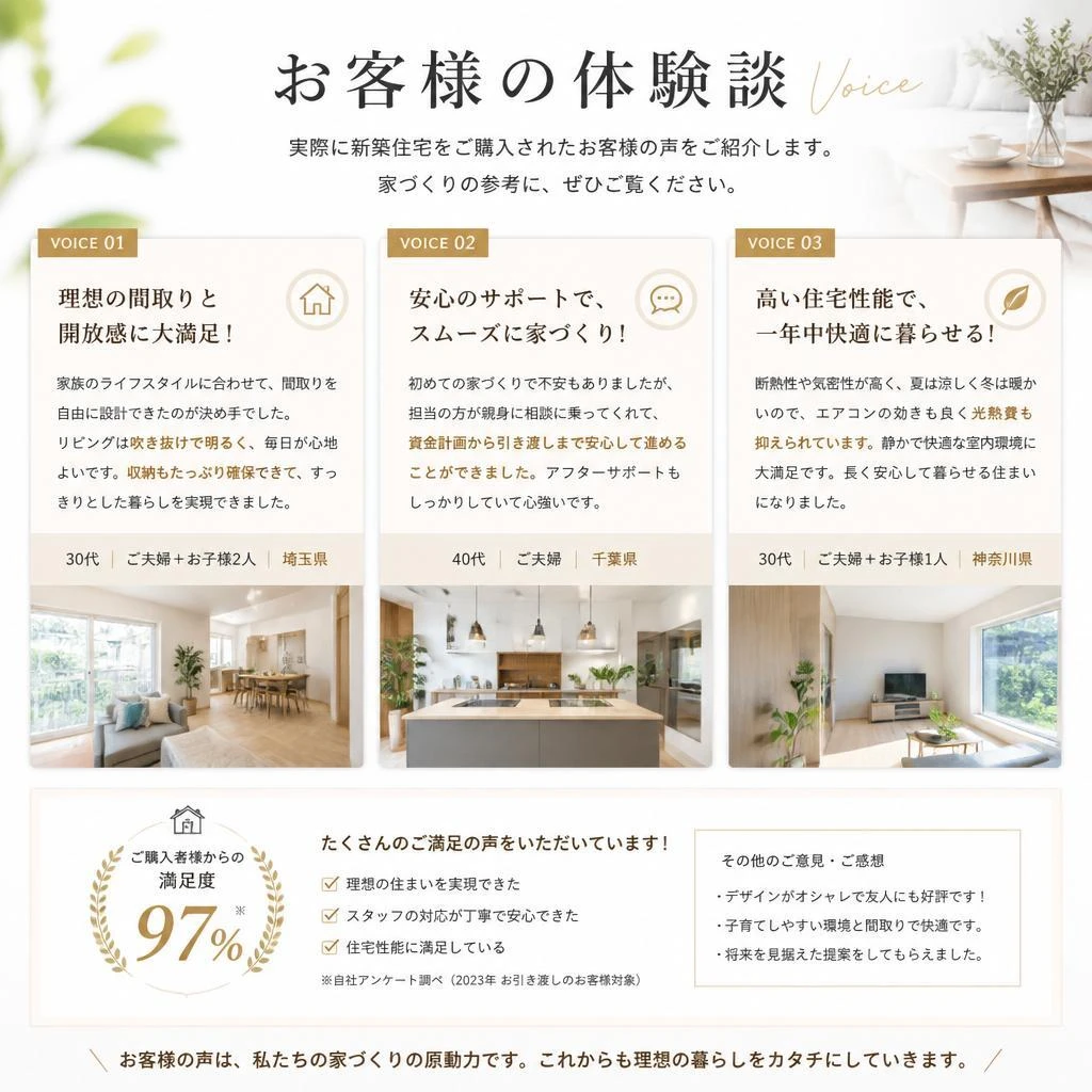事例紹介：成功したお客様の声