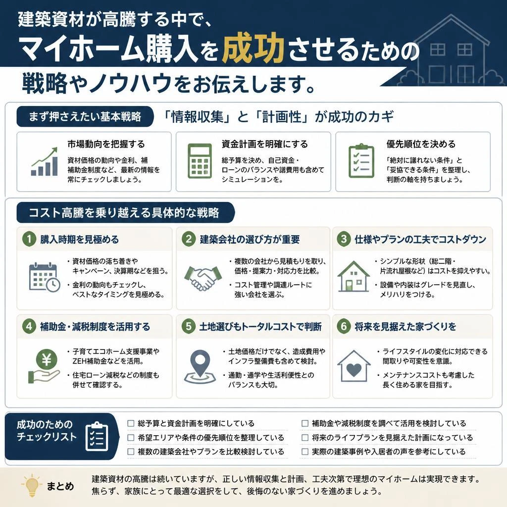 建築資材高騰への対策