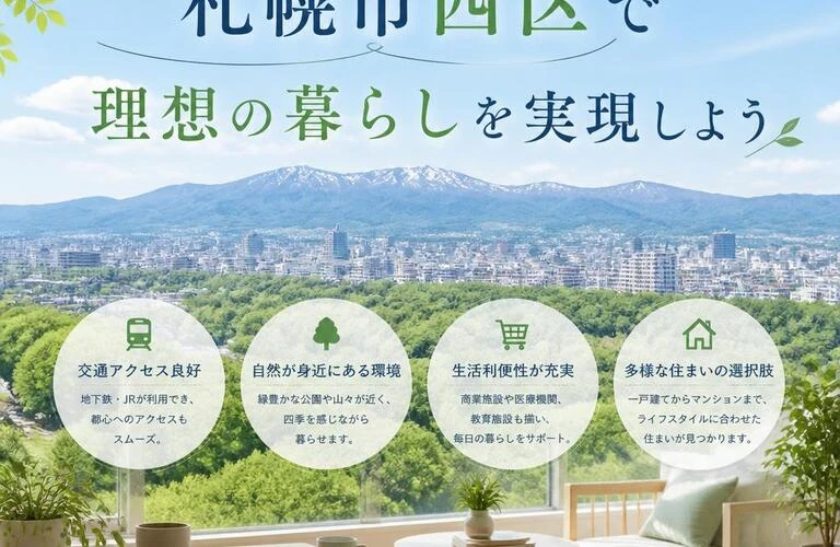 札幌市西区で理想の暮らしを実現しよう