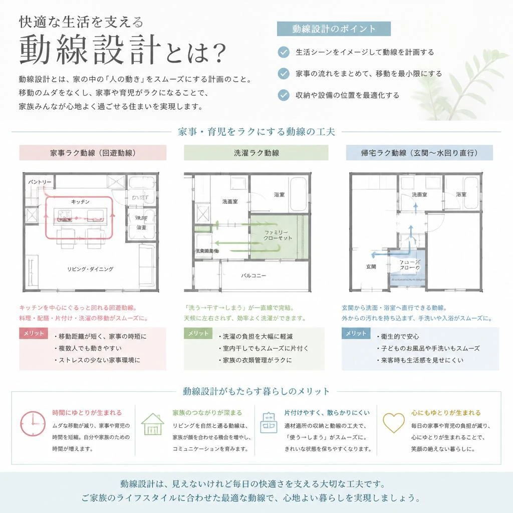 4. 利用効率を追求した動線<br>