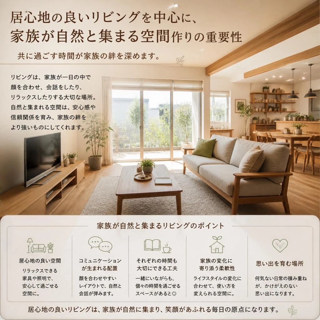 5. 家族が笑顔になる空間づくり