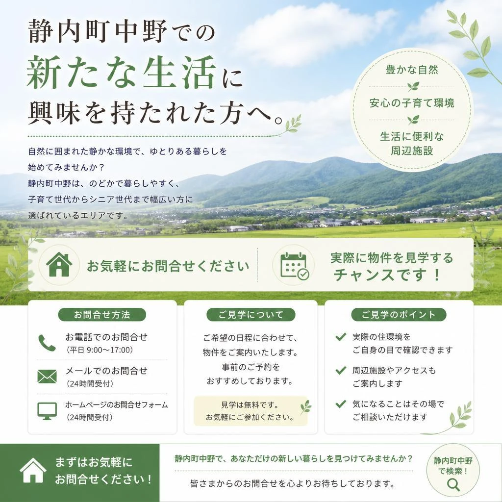 お問合せ・見学のご案内