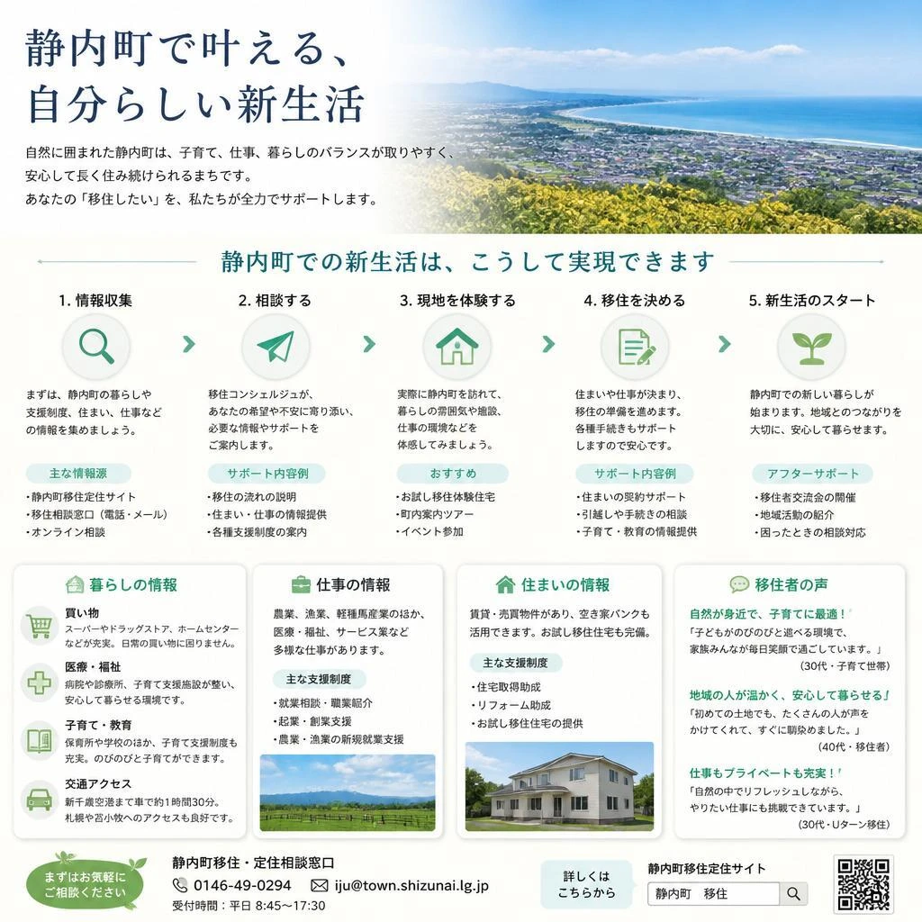 移住を考えるあなたへ