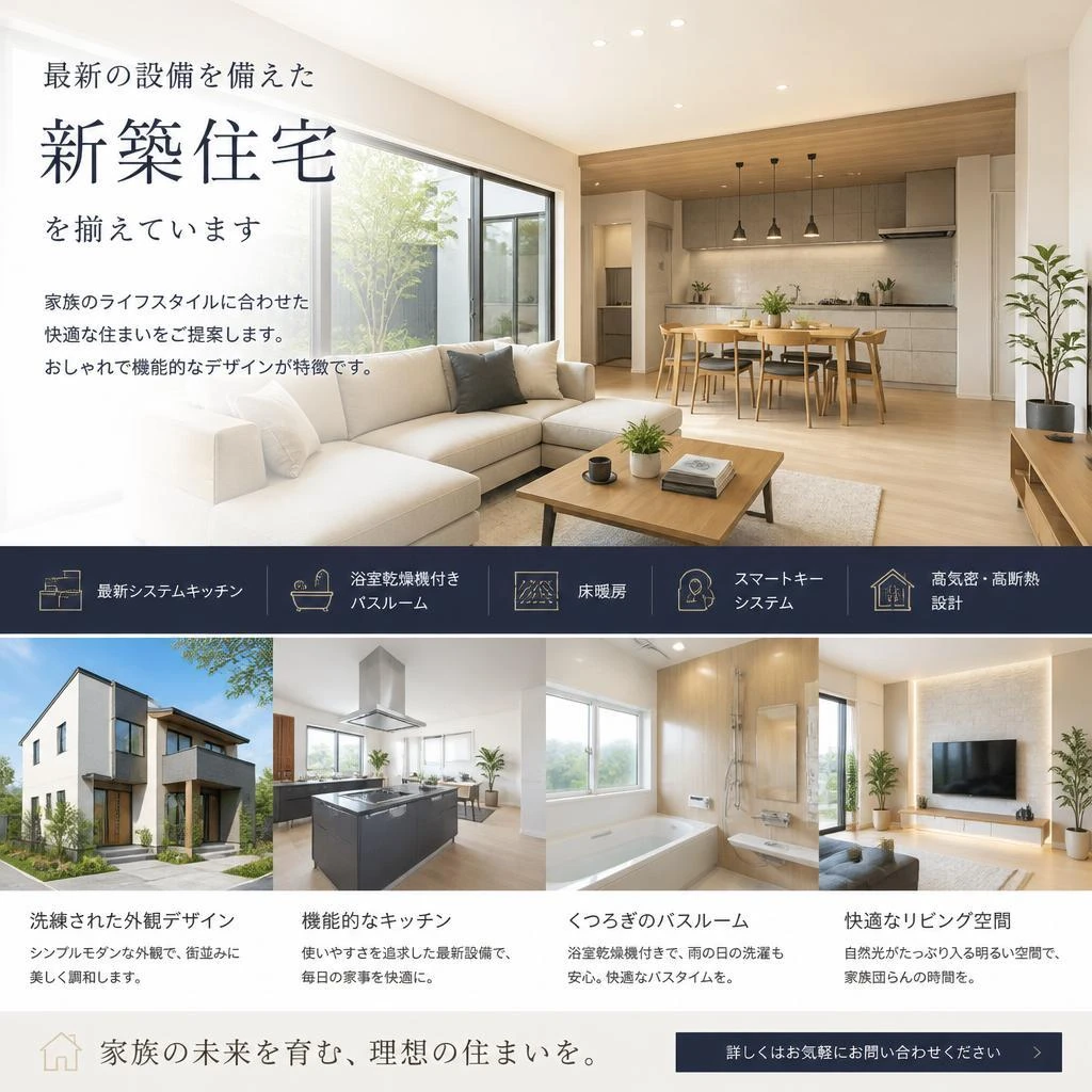 新築住宅の魅力