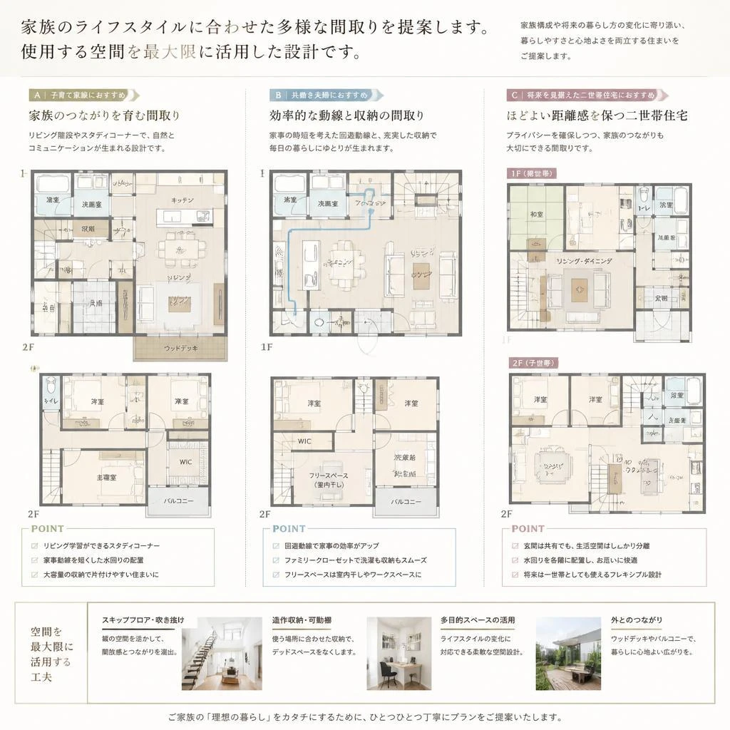 理想の間取りを実現