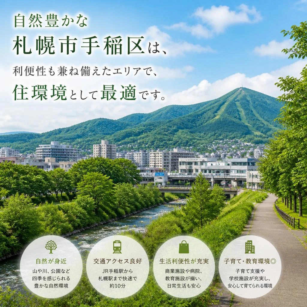 札幌市手稲区の魅力