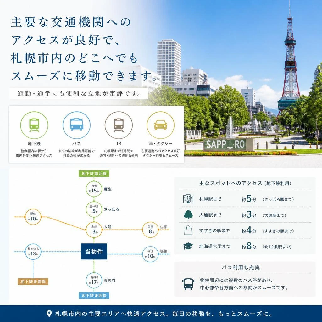 交通アクセスの利便性