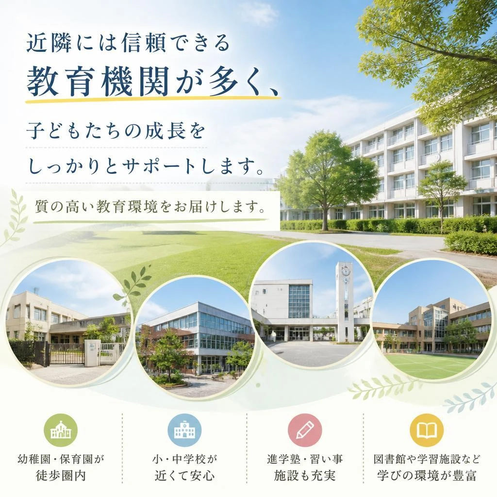 お子様の成長を見守る教育環境