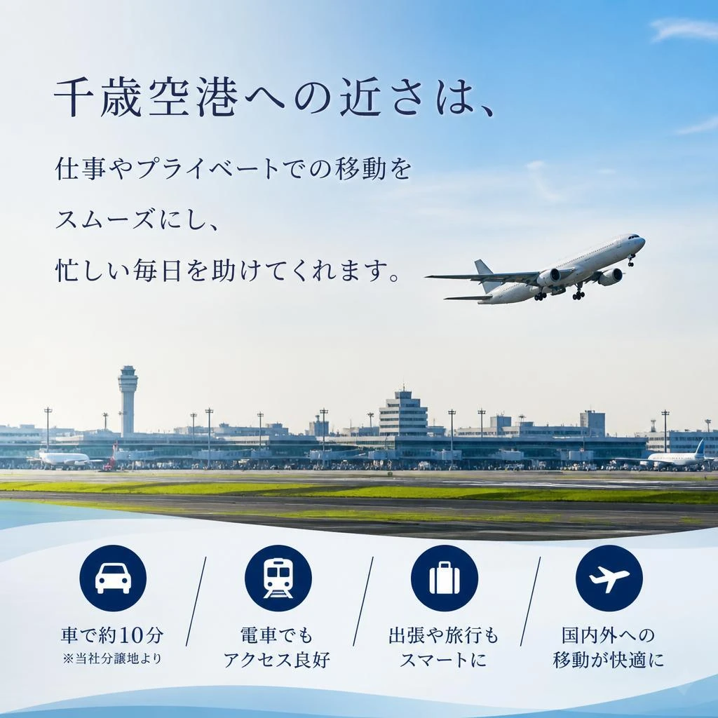 移動時間が短縮できる利点