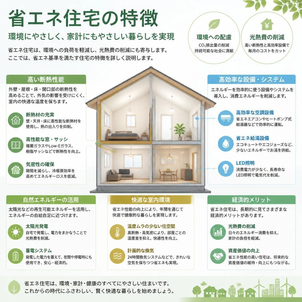 新築住宅の省エネ特性