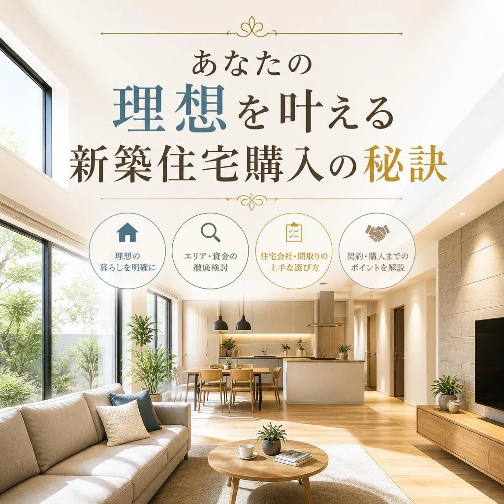 あなたの理想を叶える新築住宅購入の秘訣