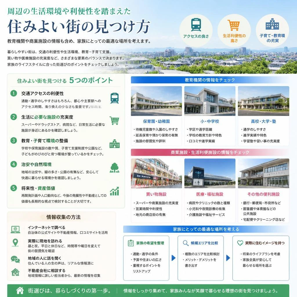 住みよい街の見つけ方