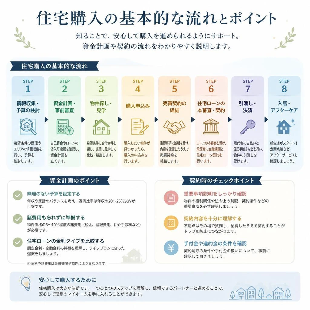 住宅購入の流れ