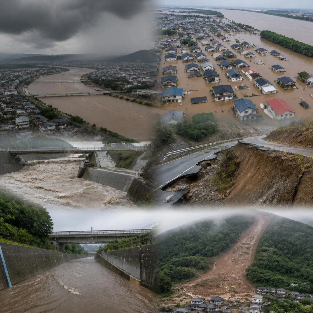 集中豪雨によるリスク